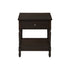 Accent - Table, 2 Tier, Square, Traditional - Walnut