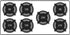 Kucht 48" Inch Gas Sealed Burner Rangetop, KFX489T-B