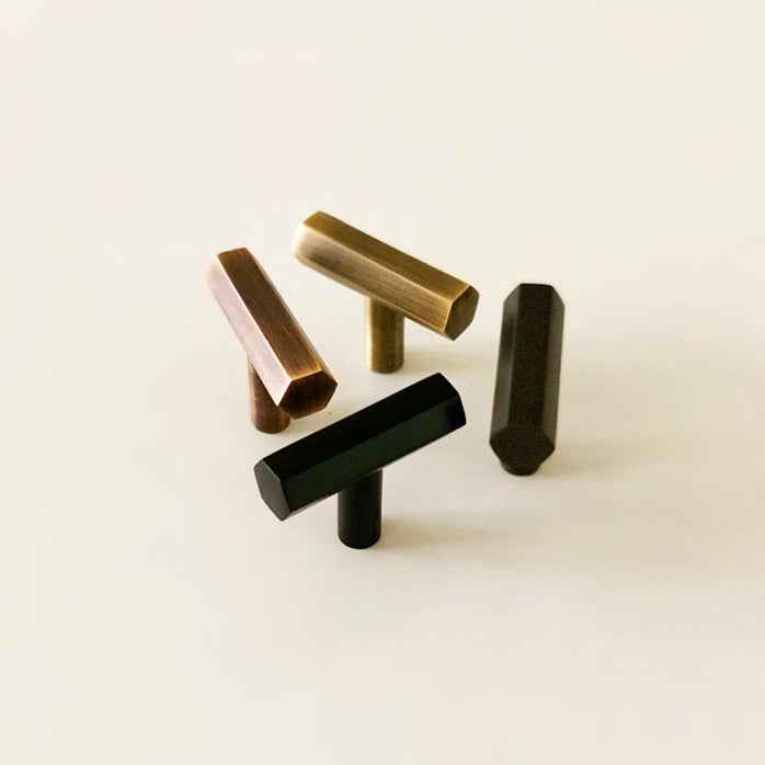 Nora Solid Brass Cabinet Knob - Finger Pull