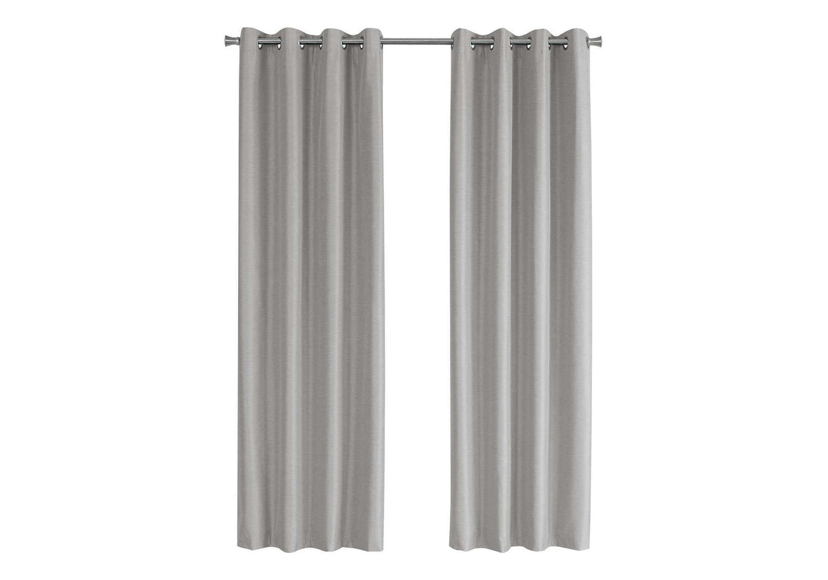 2 Pieces Set Room Darkening Curtain Panels with Grommet