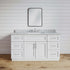 48 Inch Classic White Bathroom Vanity Combo w/ Drawers