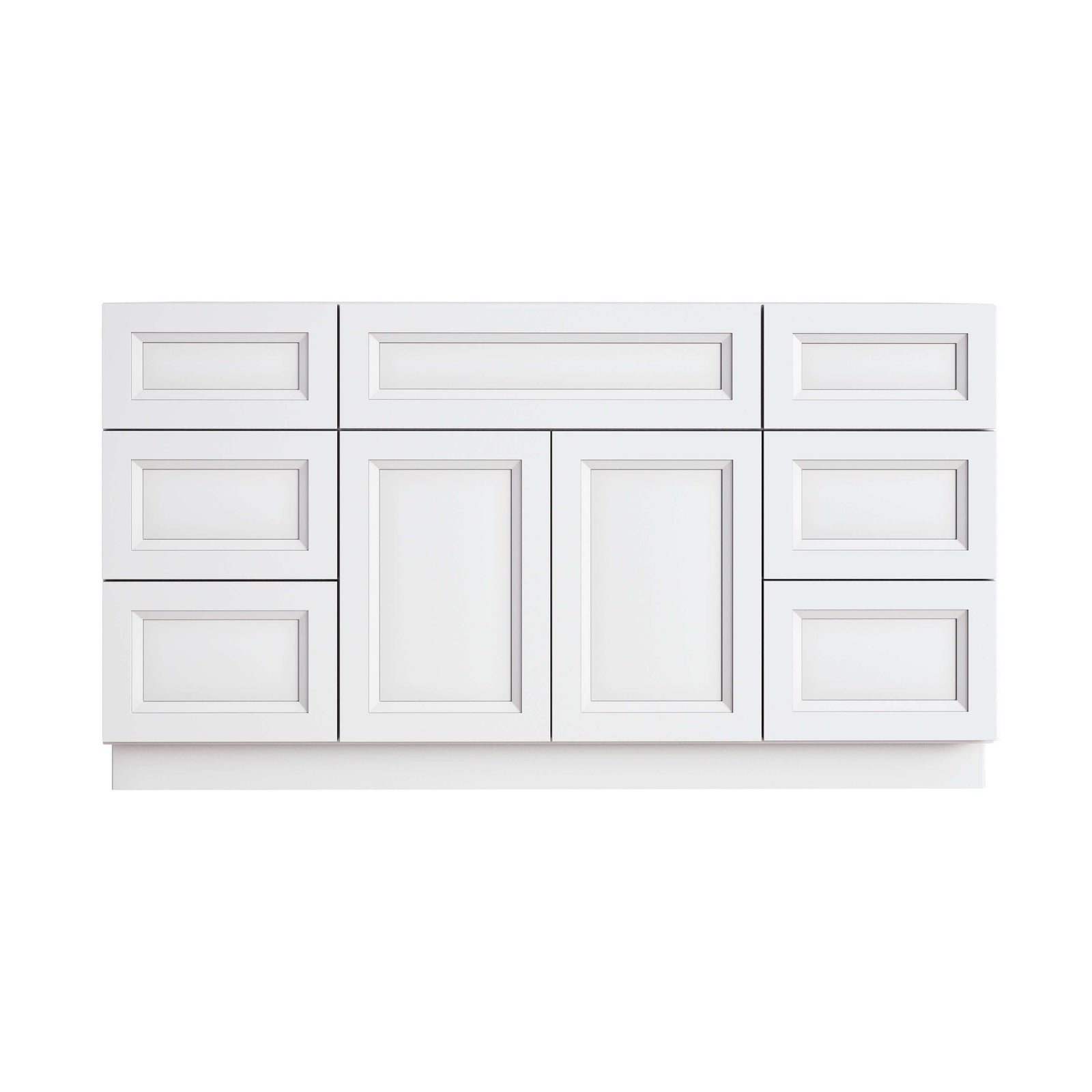 48 Inch Classic White Bathroom Vanity Combo w/ Drawers