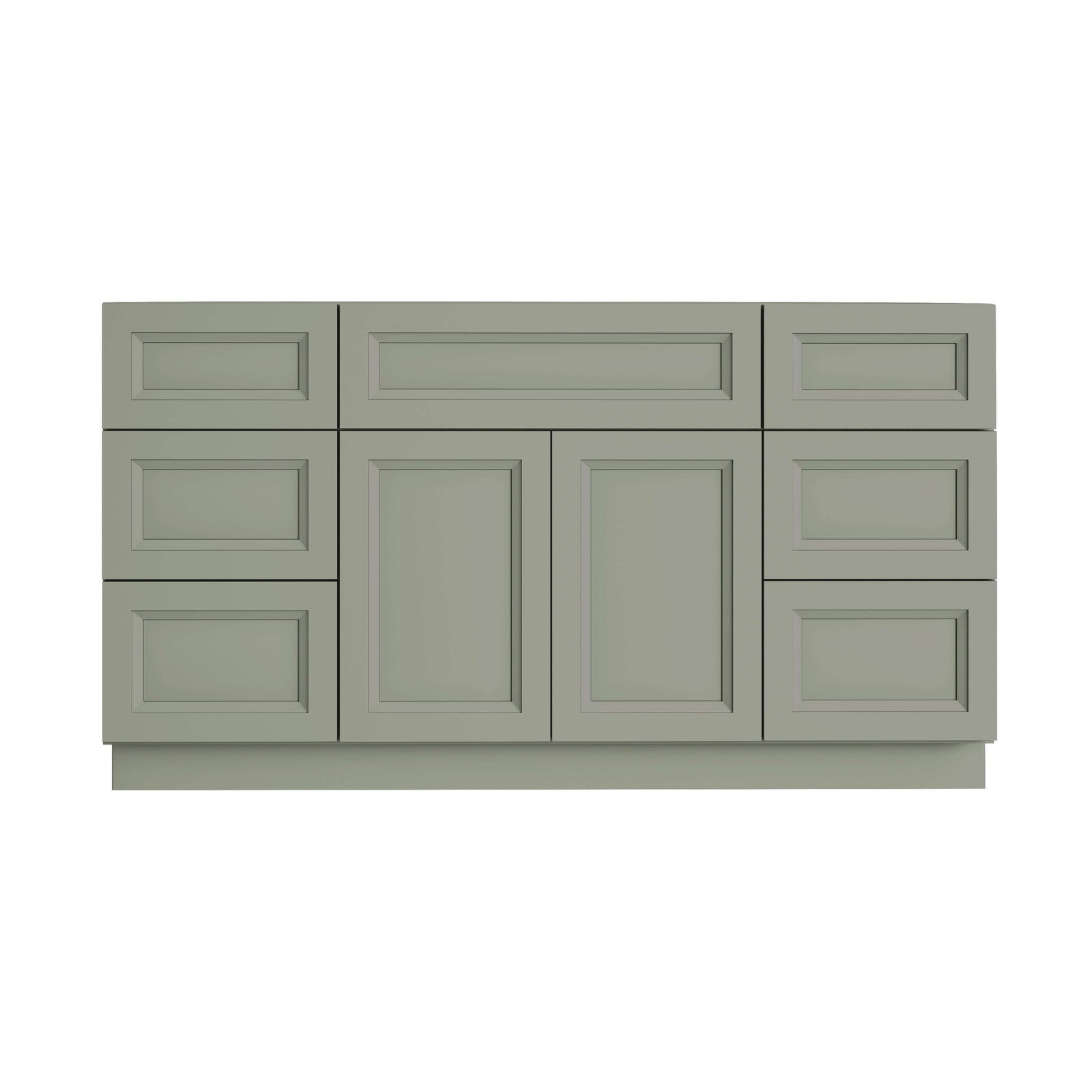 48 Inch Sage Green Bathroom Vanity Combo w/ Drawers