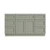 48 Inch Sage Green Bathroom Vanity Combo w/ Drawers