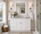 48 Inch Classic White Bathroom Vanity Combo w/ Drawers