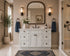 48 Inch Dove Shaker Bathroom Vanity Combo w/ Drawers