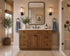 48 Inch Rustic Shaker Slab Front Vanity Sink Base w/ Drawers