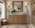48 Inch Toffee Stained Vanity Combo w/ Drawers