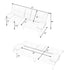 Sofa Bed With Foldable Design And Cup Holder