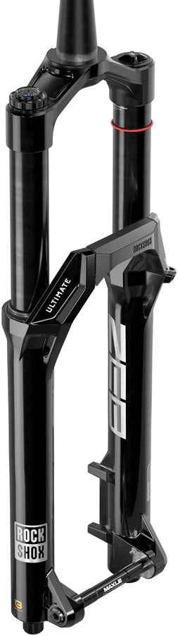 RockShox ZEB Ultimate Charger 3.2 RC2 Suspension Fork - 29" 160mm 15x110mm 44mm Offset Linear XL Air Spring Gloss BLK B1