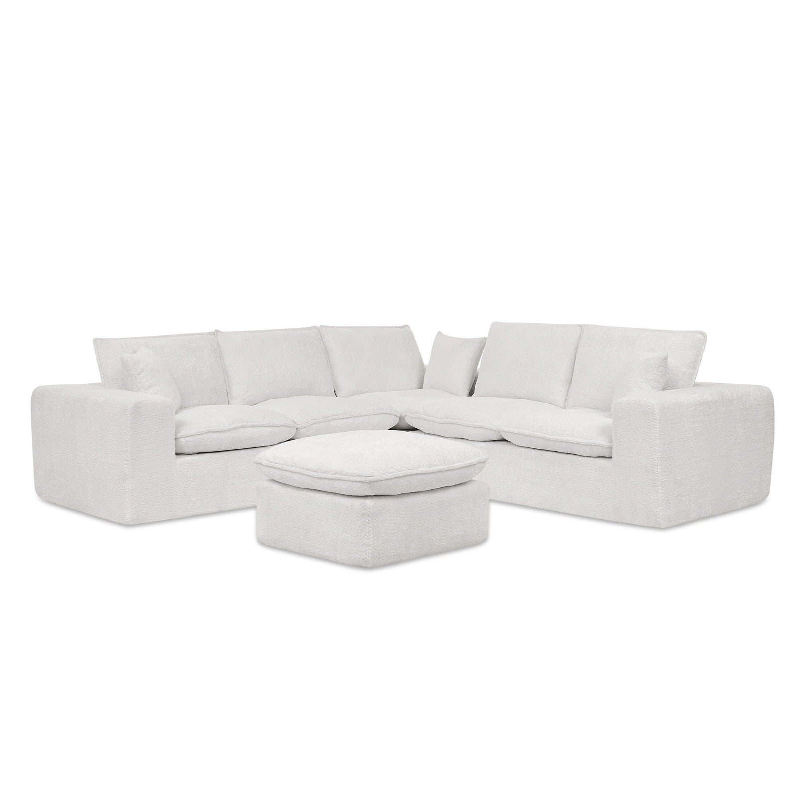Sectional Sofa With Moveable Ottoman