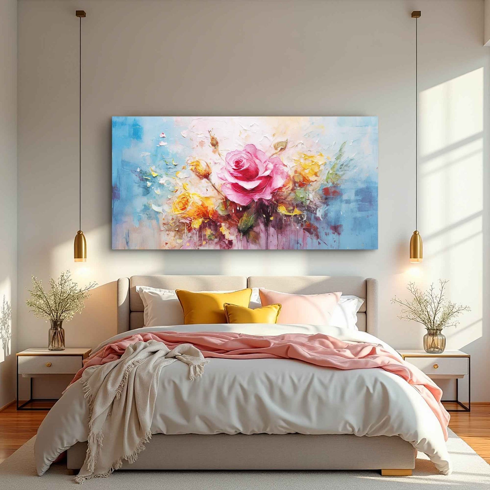 Rose Flower Wall Art