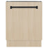 ZLINE Autograph 24" Dishwasher Stainless, Matte Black DWVZ-24-MB