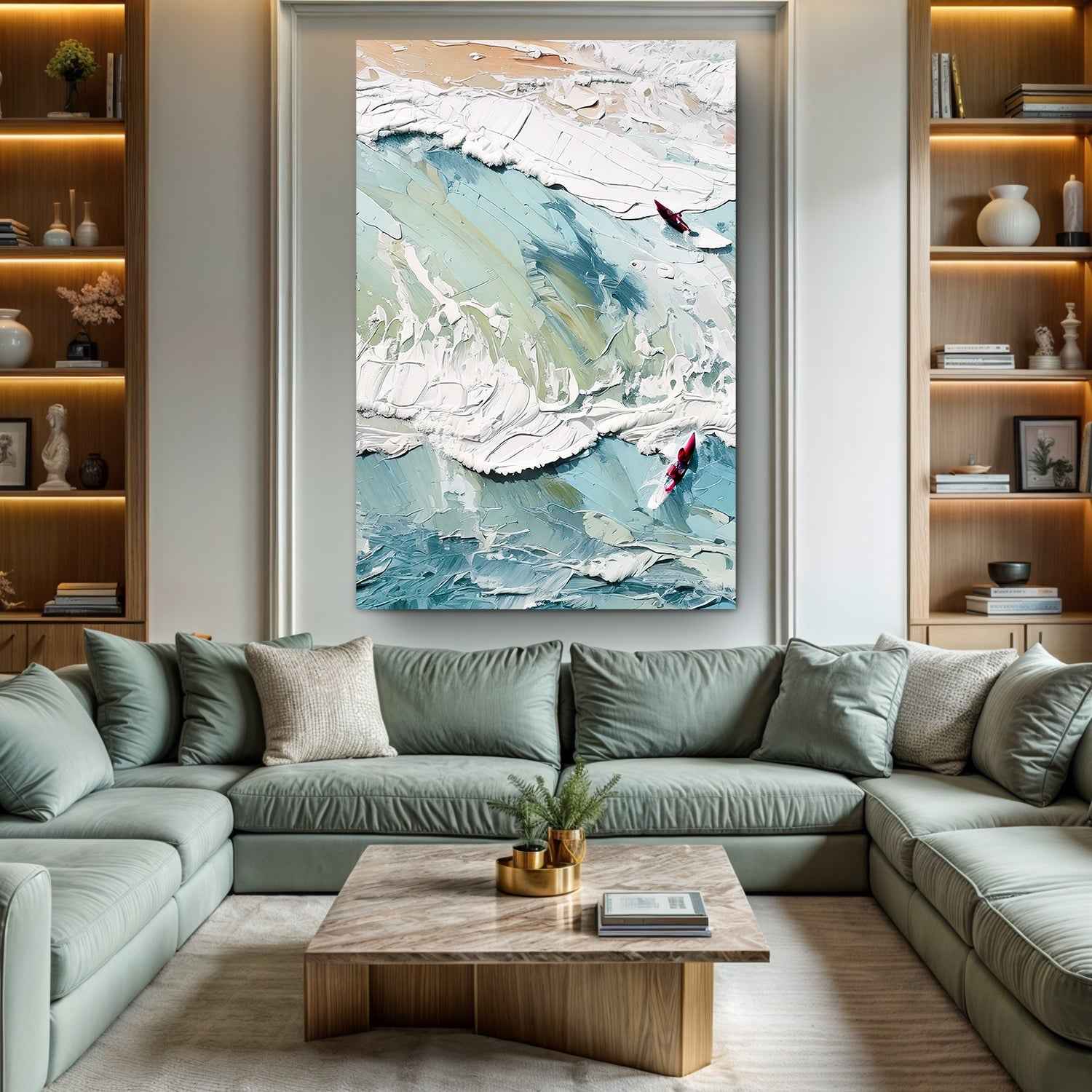 3D Sea Wall Art