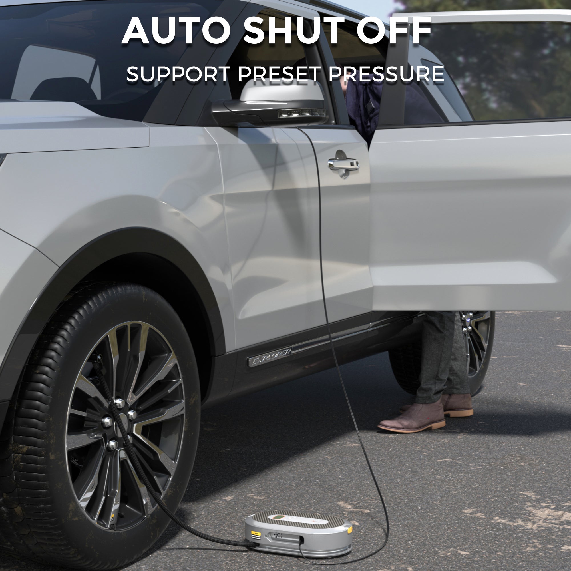 Retractable Car Tire Inflator