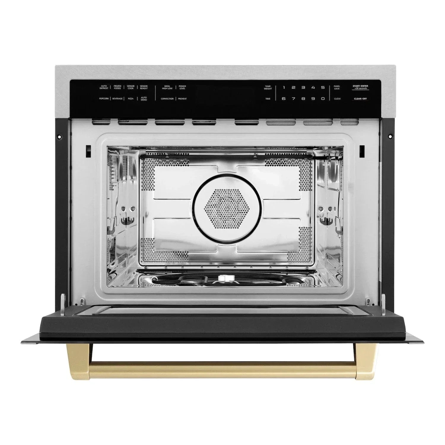 ZLINE 24” Convection Microwave, Stainless Steel, Bronze MWOZ-24-SS-CB