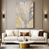 Luxury Gold and Silver Leaf Wall Art