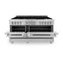 ZLINE 60" Professional Dual Fuel Range with Snow Finish Door, RA-SN-60