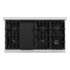 ZLINE 48" Select Gas Range Gas Convection Gas Oven Stainless Steel Black Matte Door HGR-BLM-48