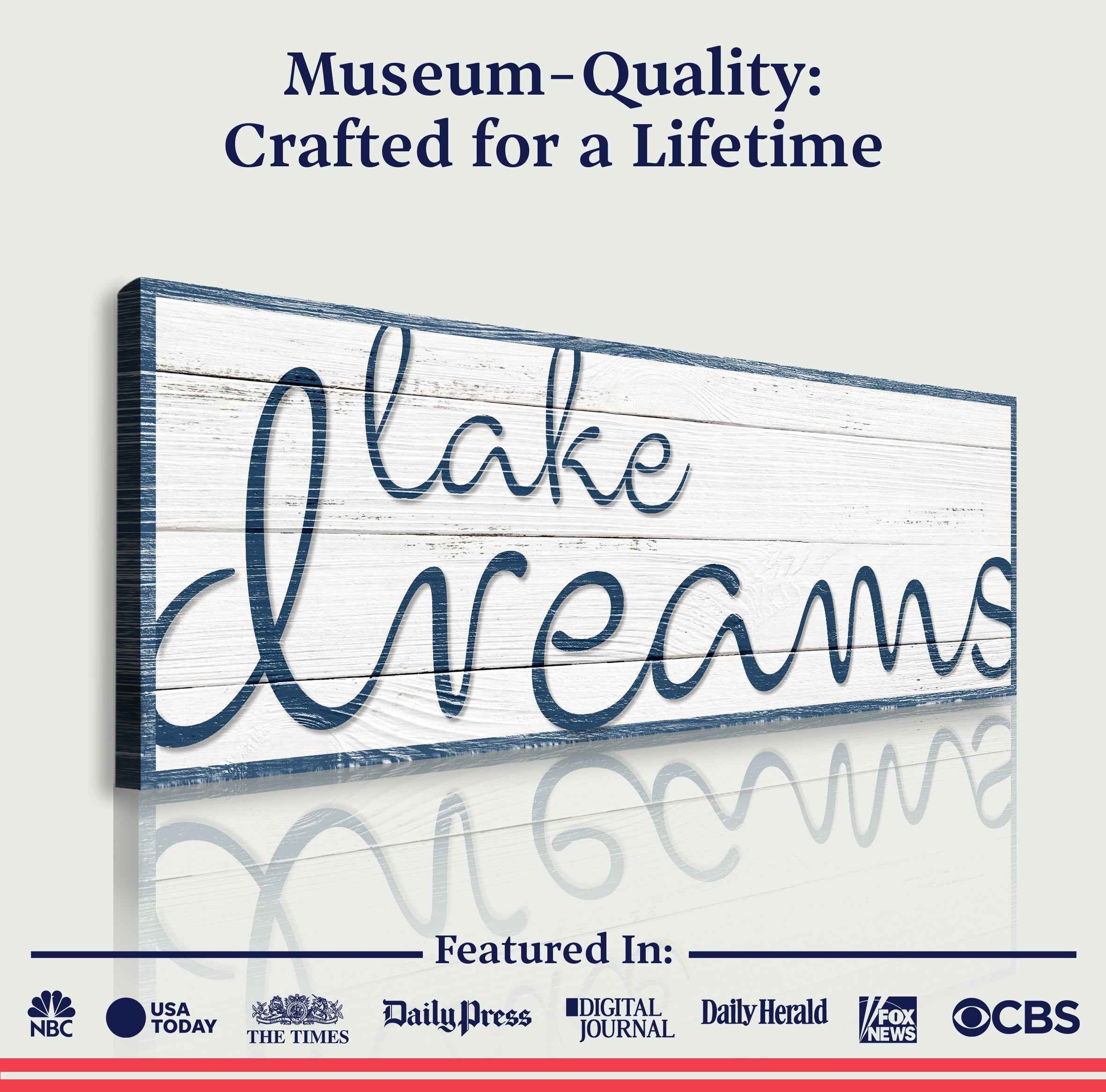 Lake Dreams Sign II