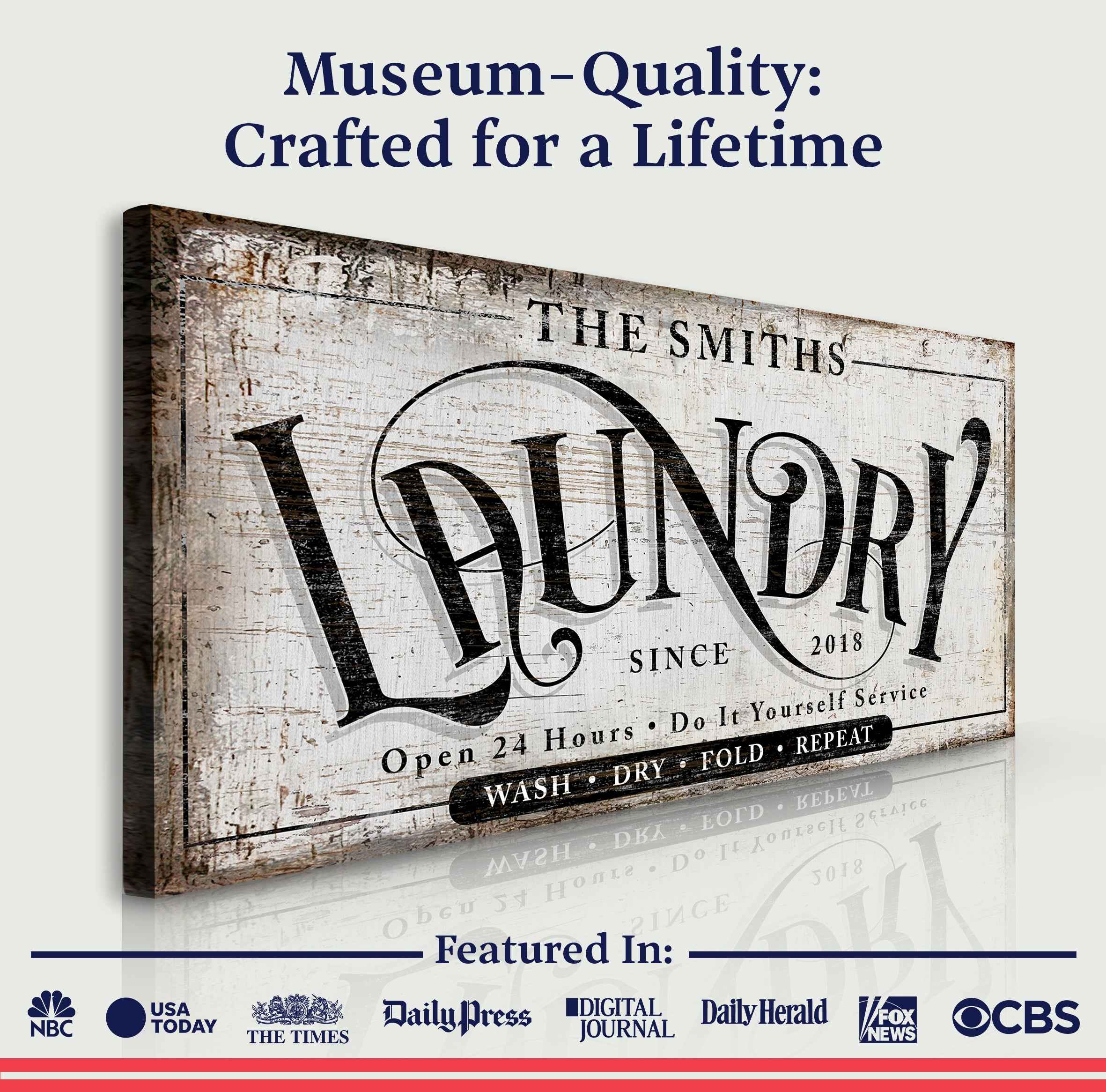 Laundry Room Sign VIII