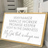 My God Way Maker Miracle Worker Faith Sign II