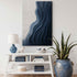 Abstract Minimalist Wave Impasto Wall Art