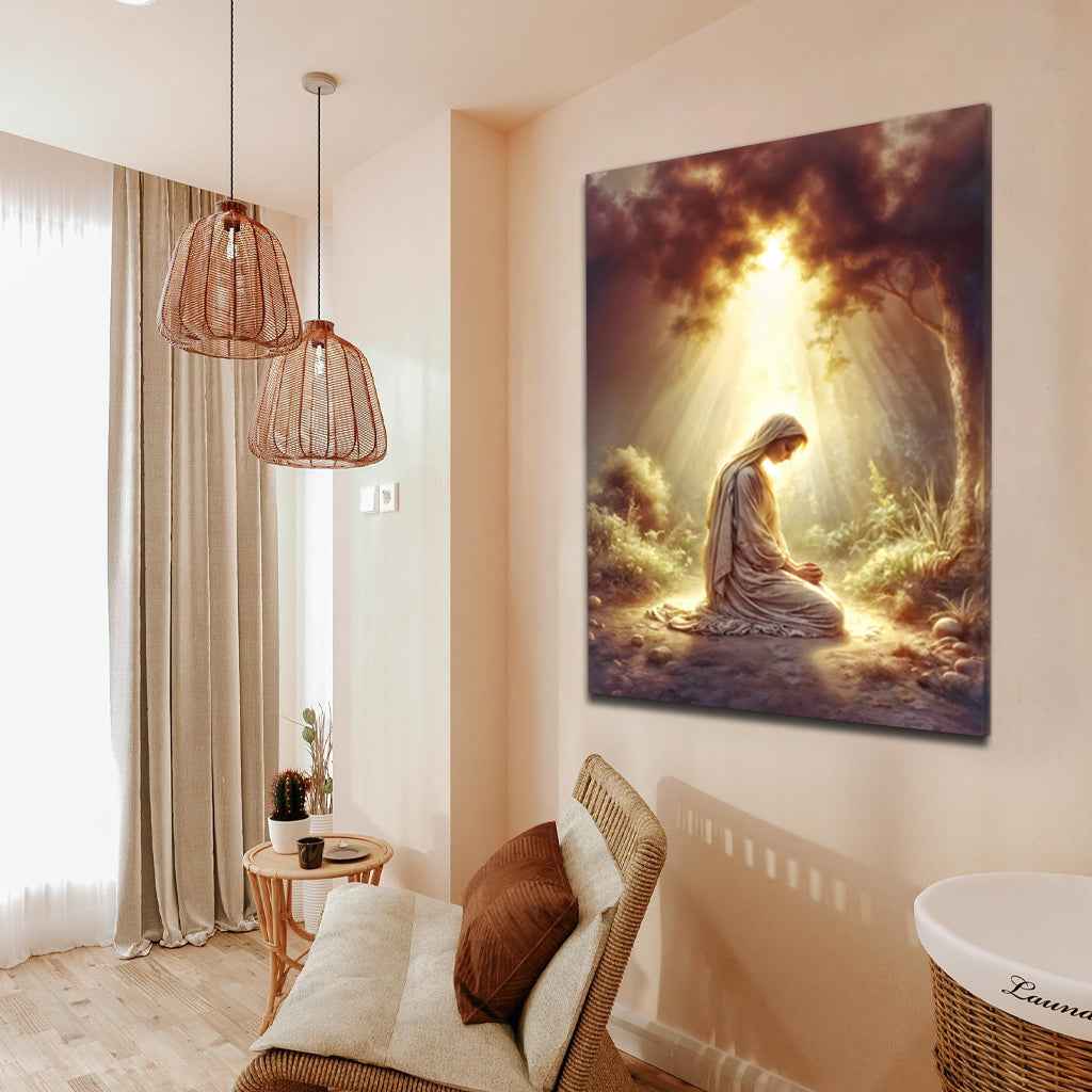 Mary Praying Faith Wall Art
