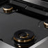 ZLINE 30" Paramount Gas Rangetop DuraSnow® Stainless Steel Brass Burners SRTS-BR-30