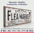 Family Flea Market Sign