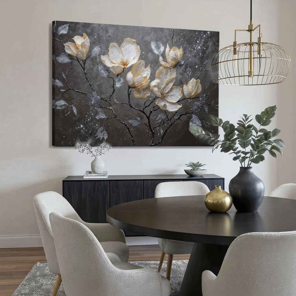 Midnight Magnolias Wall Art