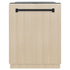 ZLINE Autograph Edition 24" Tall Tub Dishwasher, Custom Panel Ready, Matte Black DWMTZ-24-MB