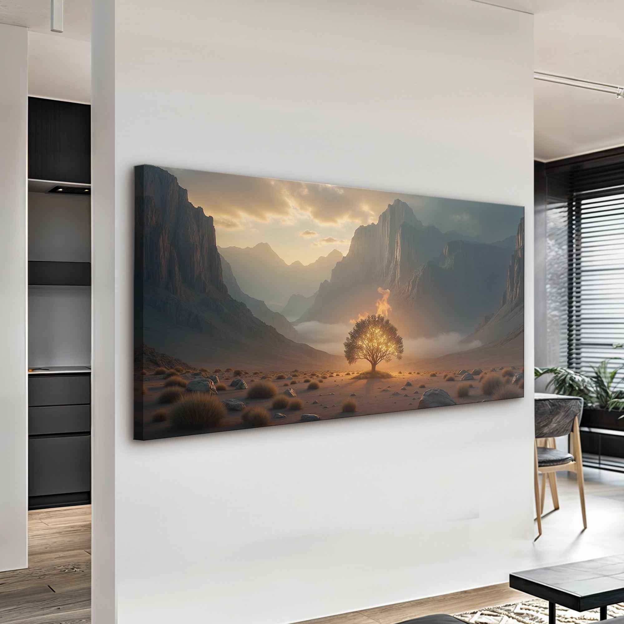 Burning Bush - Faith Wall Art XII