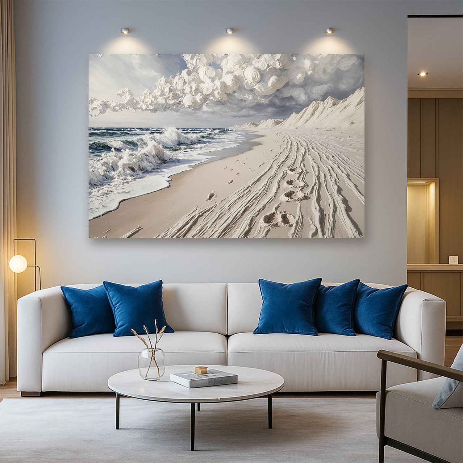 Footprints in the Sand Wall Art