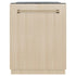 ZLINE Autograph Edition 24" Tall Tub Dishwasher, Custom Panel Ready, Champagne Bronze Handle DWMTZ-24-CB