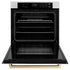 ZLINE 30" Autograph Edition Professional True Convection Single Wall Oven, Air Fry, Self Clean, Stainless Steel, Champagne Bronze WASZ-30-CB