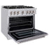 ZLINE 36" Select Gas Range Convection Gas Oven Stainless Steel HGR36