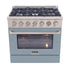 Kucht 36” Pro-Style Kitchen Dual Fuel Range - KDF362-LB