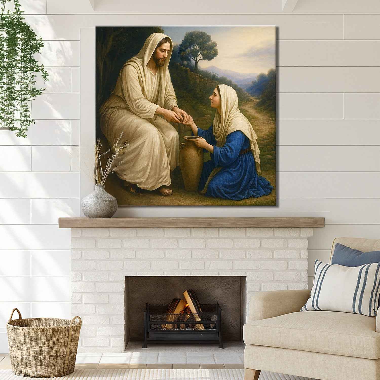 Samaritan at the Well Faith Wall Art