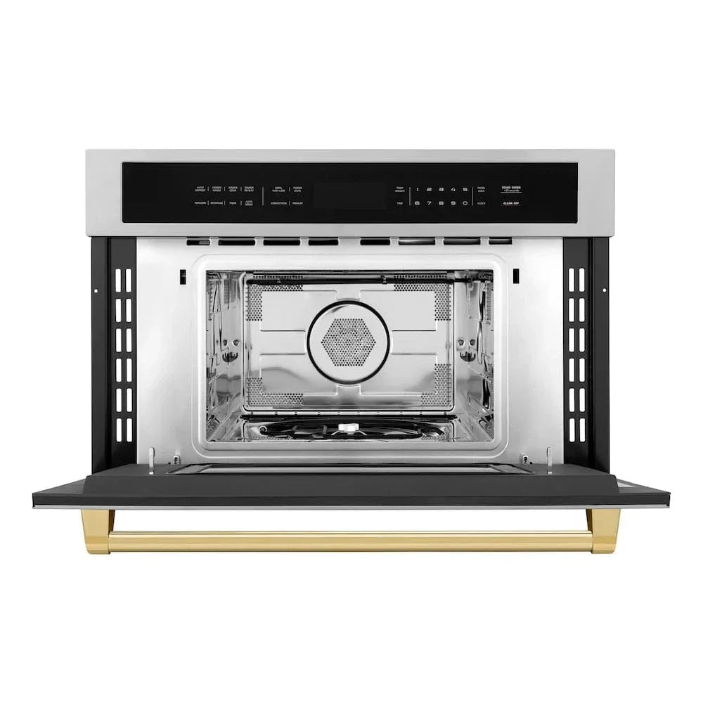 ZLINE 30” Convection Microwave, Stainless Steel, Gold MWOZ-30-G