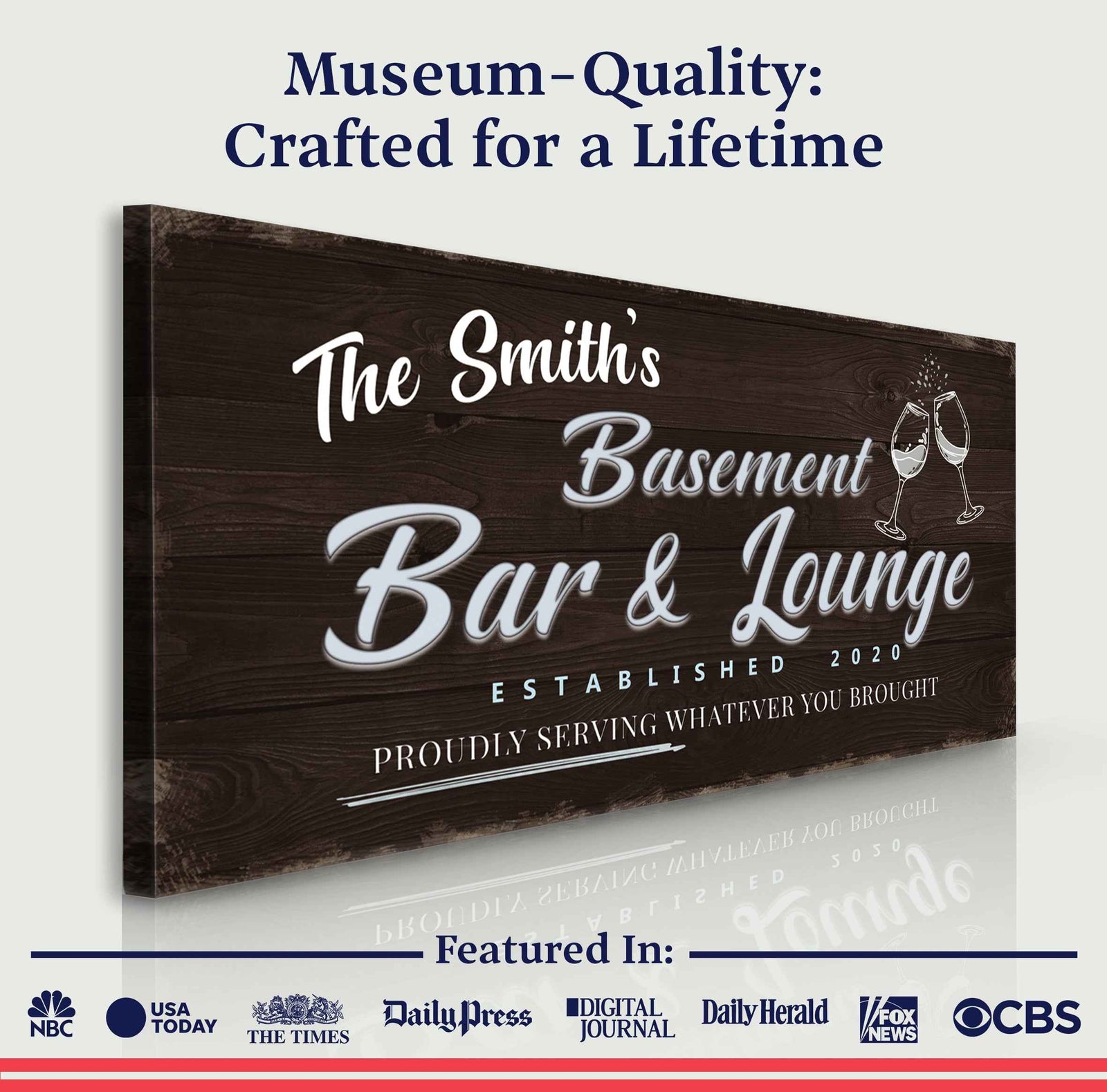 Basement Bar And Lounge Sign IV