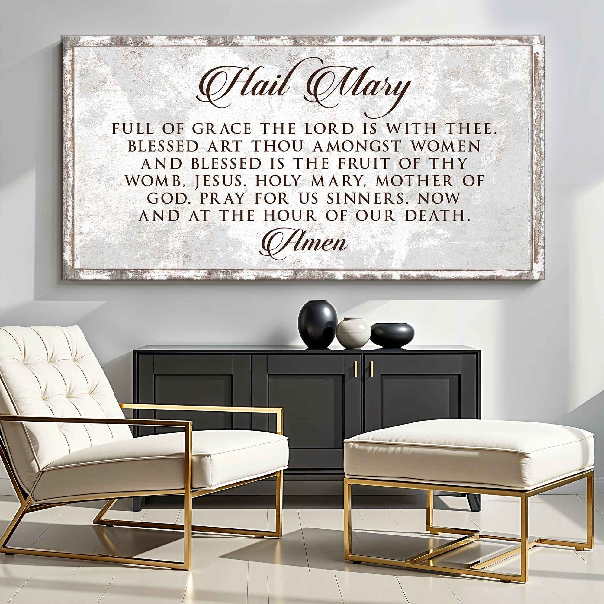 The Hail Mary Faith Sign II