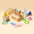 Brain & Hands Playset — Montessori Box (4–6 Months) + Activity Cube