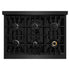 ZLINE 36" Select Gas Range Convection Gas Oven Black Stainless Steel HGRB-36