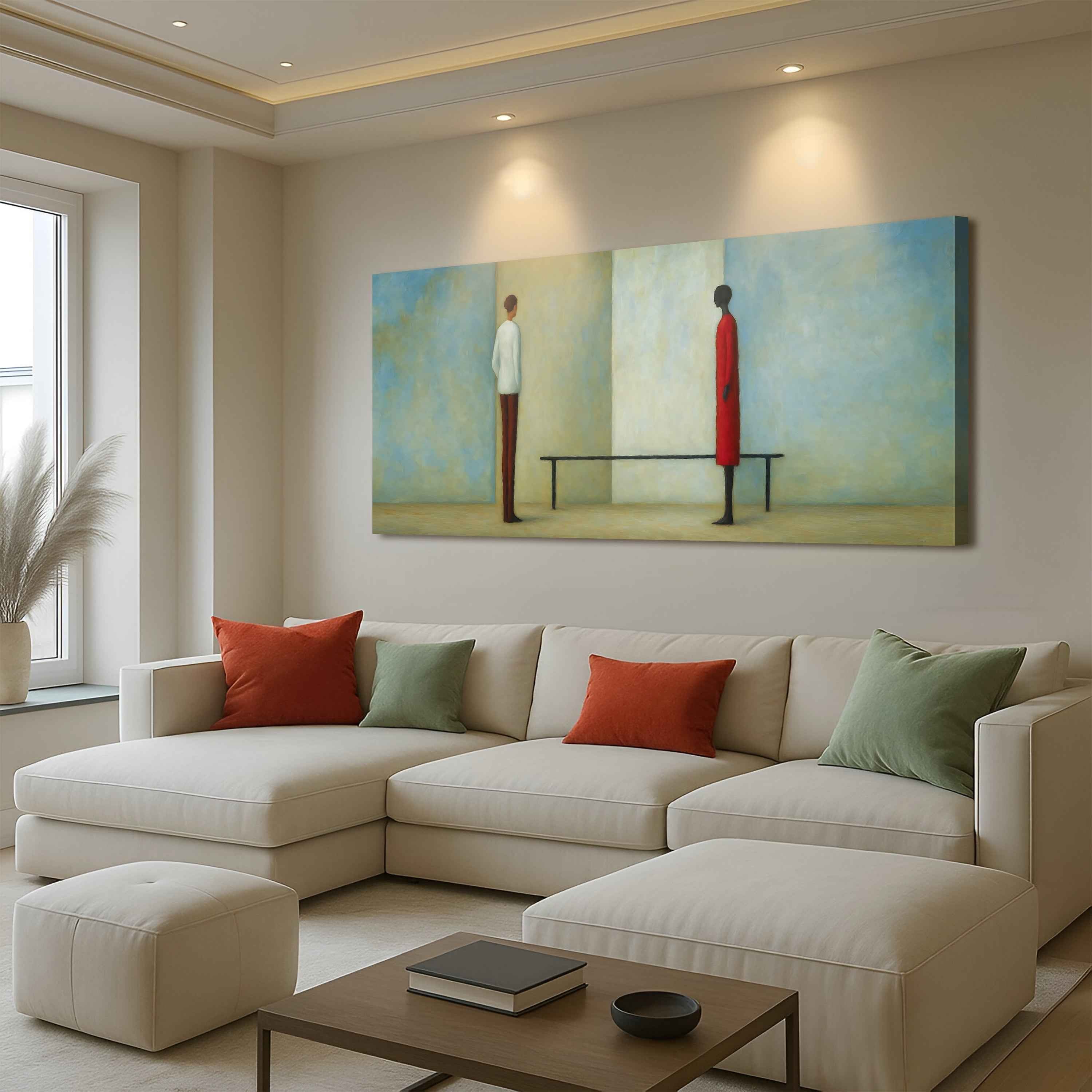 Confrontation Abstract Wall Art