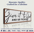 Give It To God And Go To Sleep Sign VIII