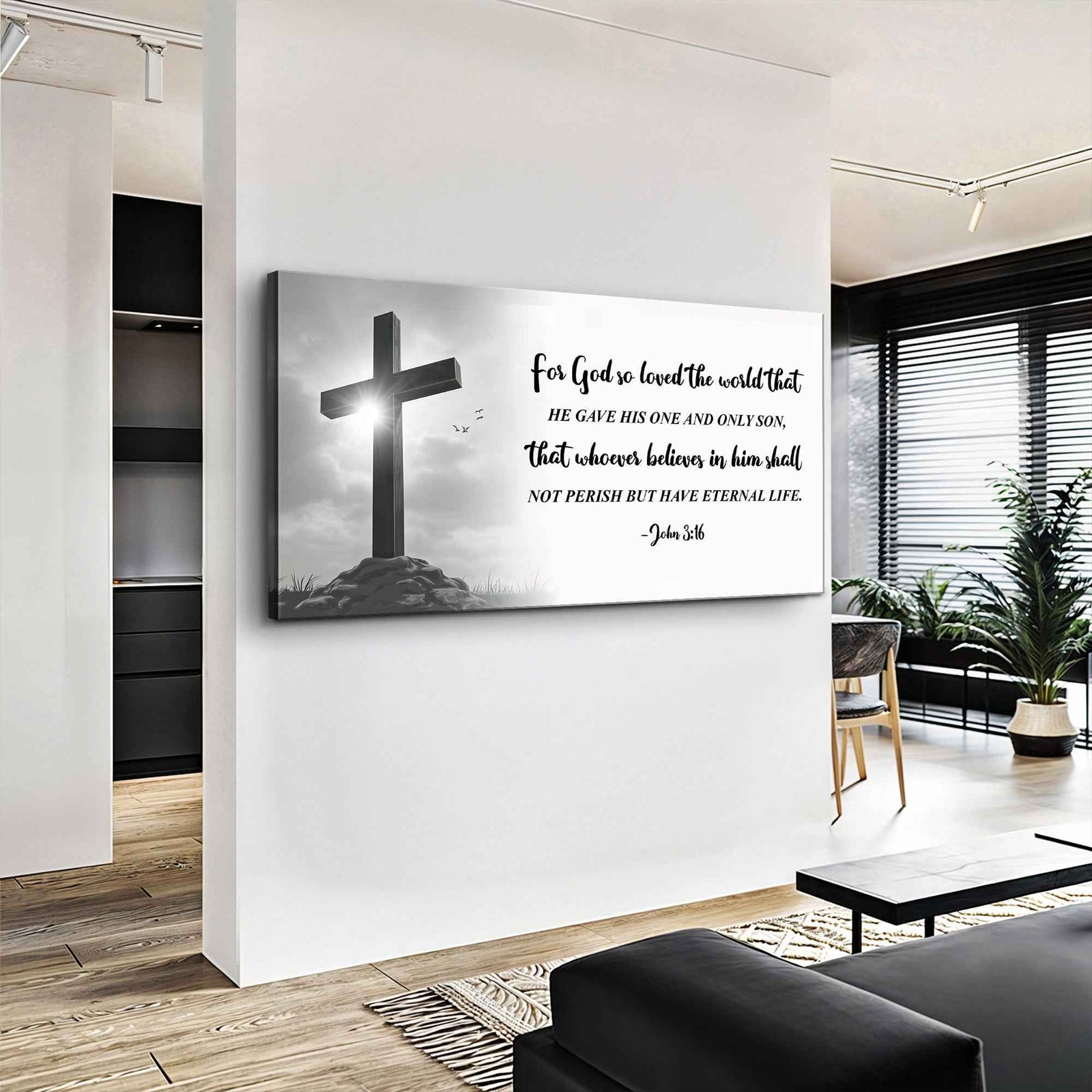 John 3:16: For God So Loved The World Faith Sign VI