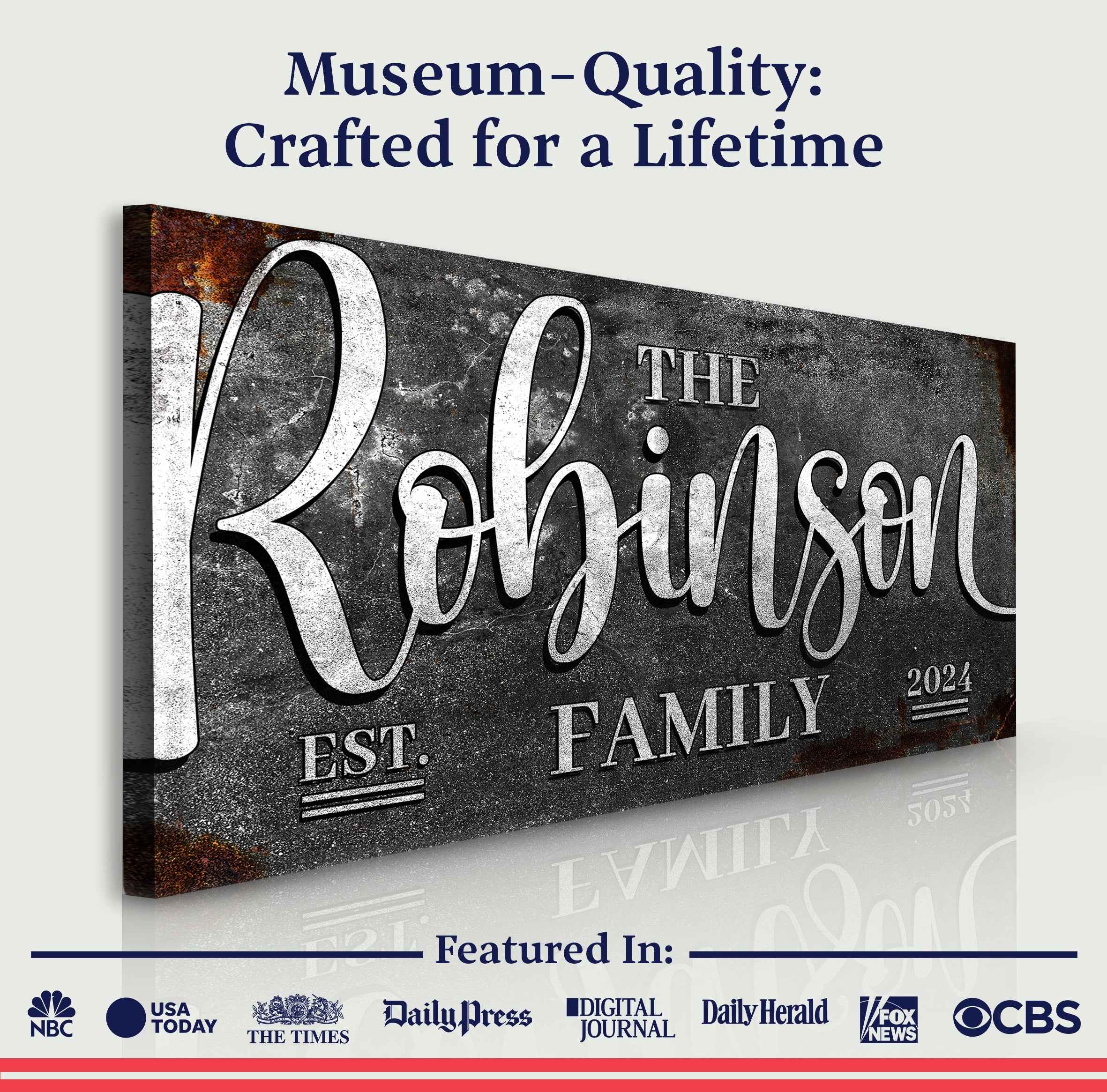 Personalized Family Sign