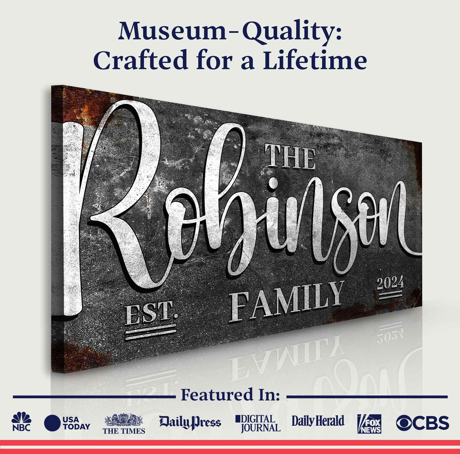 Personalized Family Sign