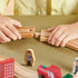 Tiny Land Wooden Train Set for Children 39 Pcs
